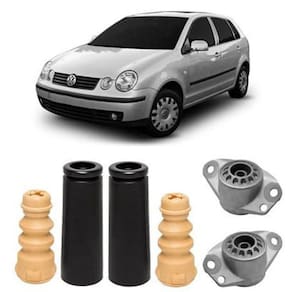 Kit batente coifa coxim traseiro volks polo 2005 2006 2007