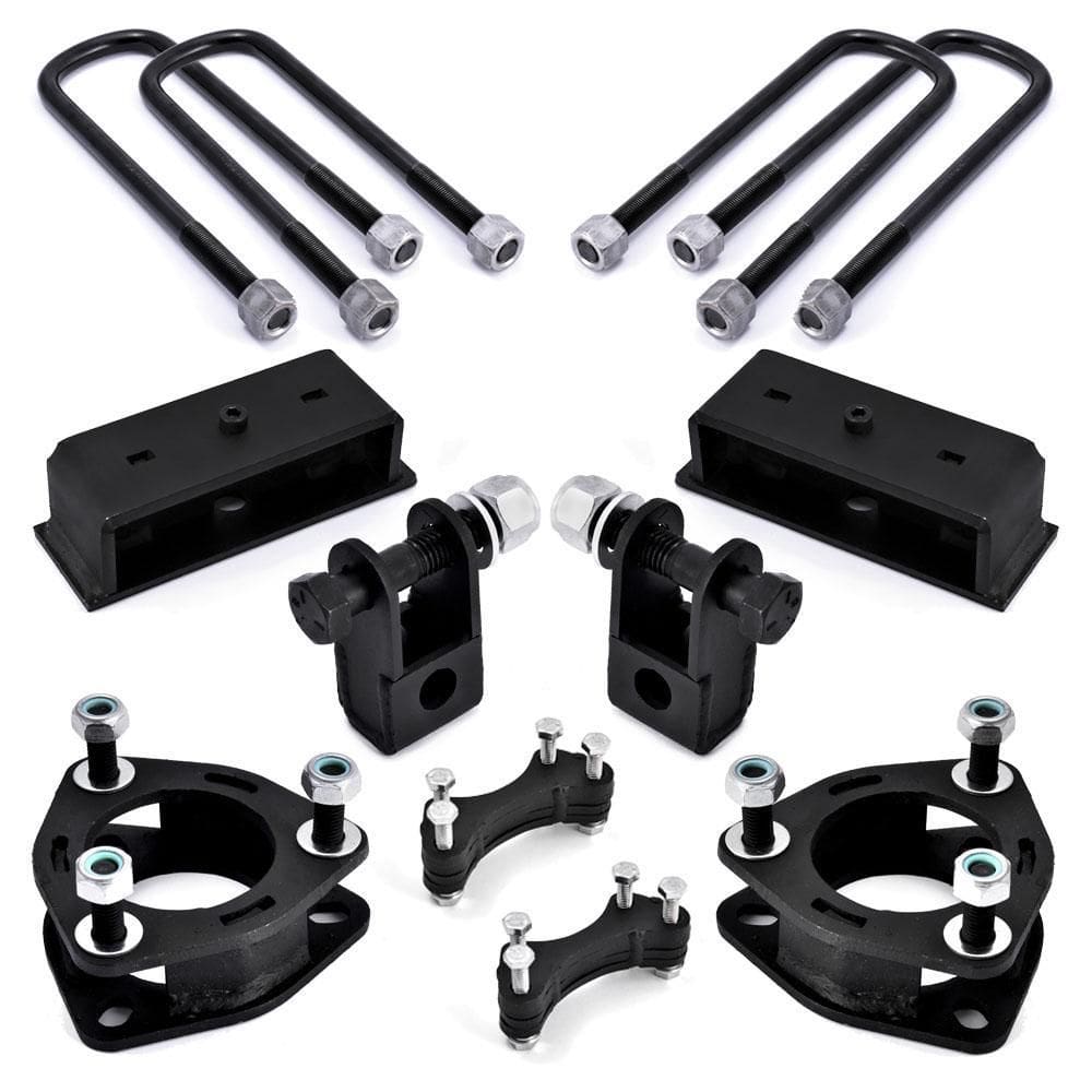 Kit lift calço suspensao dianteiro traseiro 5cm s10 2012