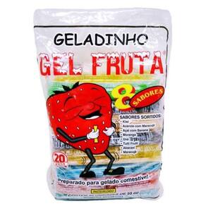 Geladinho e geladão gel fruta fardo 5 pacotes
