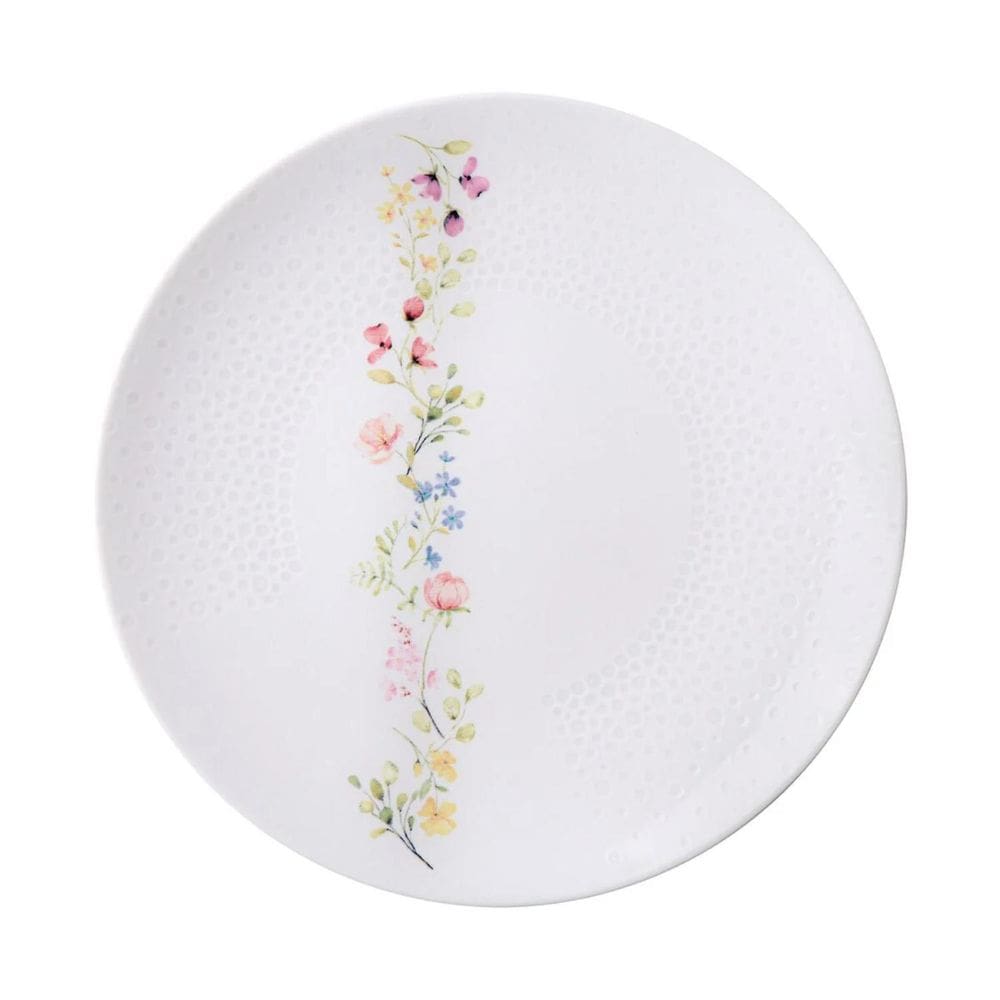 Prato Raso 28Cm Refeição Porcelana Artemis Tramontina Flores