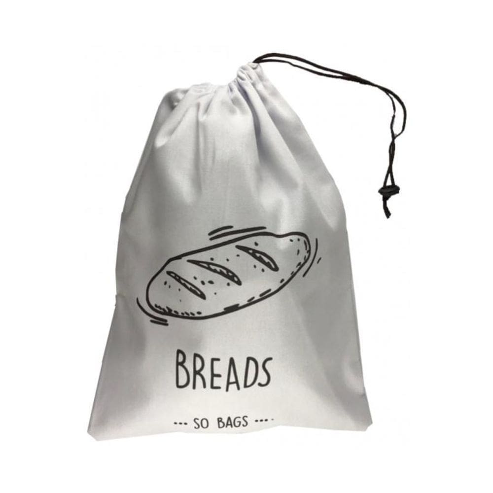 Saco para pães so bags algodão/plástico 42x32cm