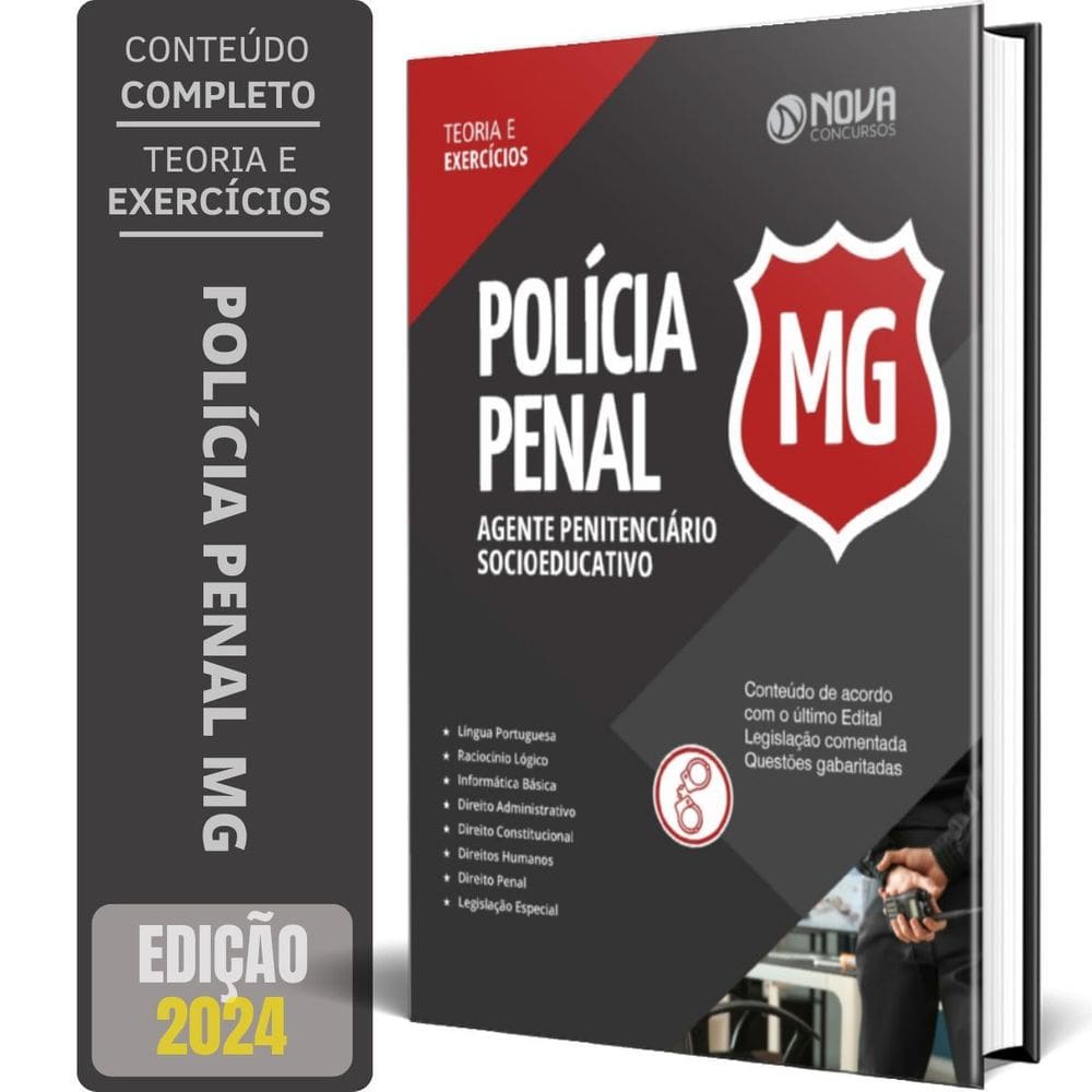 Apostila polícia penal mg 2024 agente penitenciário
