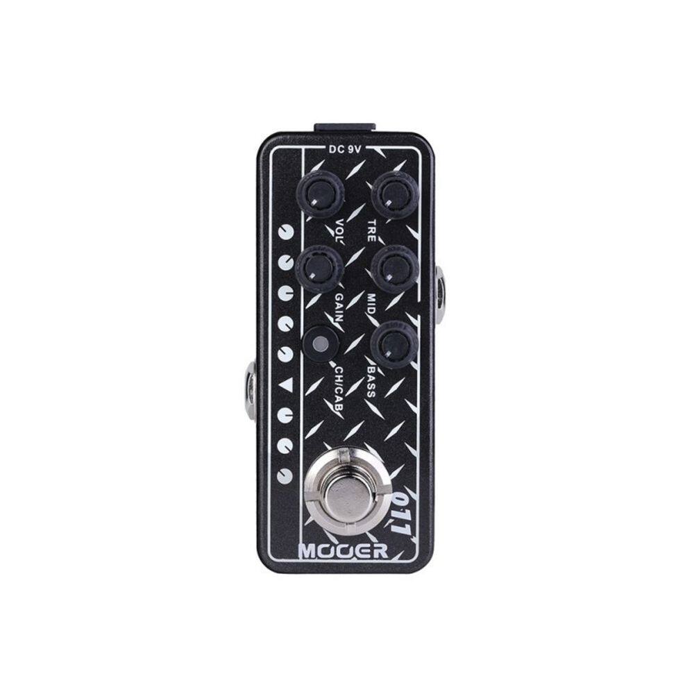 Pedal pré-amp simulador mooer m011 cali dual