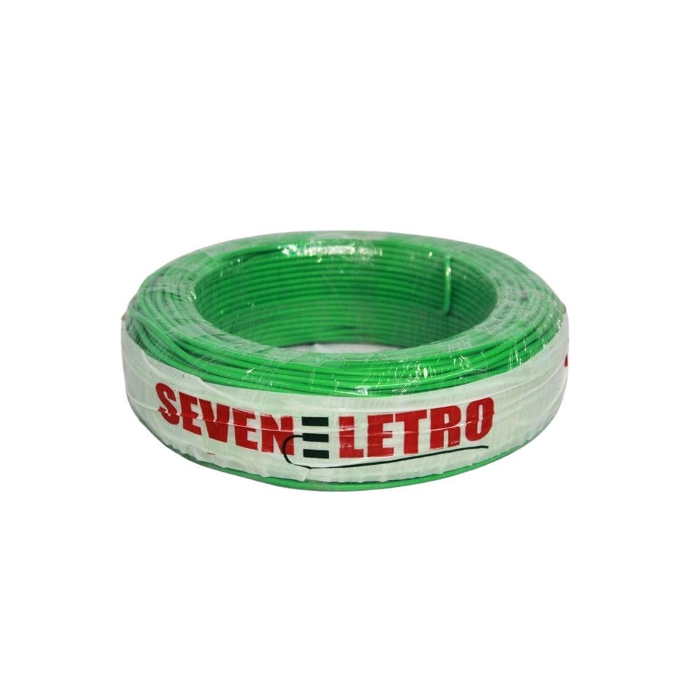 Fio cabo flexível 4mm verde- 15 metros