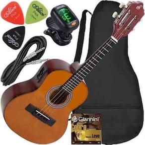 Kit cavaquinho elétrico multi acessórios cs14 giannini nt