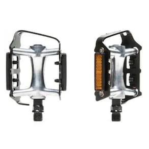 Pedal absolute mtb alumínio nero borda preto 9/16