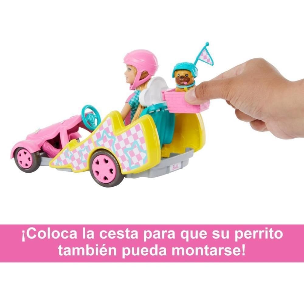 Barbie Family Stacie Ao Resgate Go-Kart