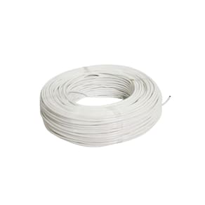 Fio cabo flexível 6mm branco - 25 metros