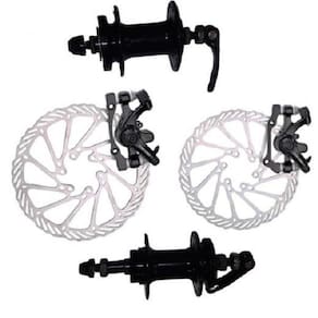 Freio a disco / par de cubo 36f para bicicleta absolute nero