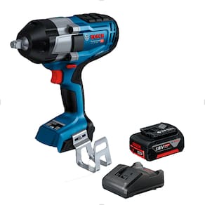 Chave De Impacto GDS 18V-1000 + Bateria 4,0AH e Carregador Bivolt Bosch