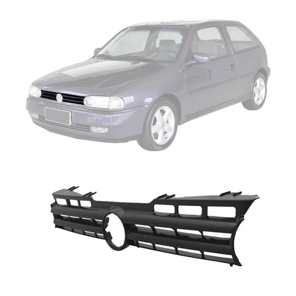 Grade dianteira vw gol bola g2 94 95 96 97 98 99 preto