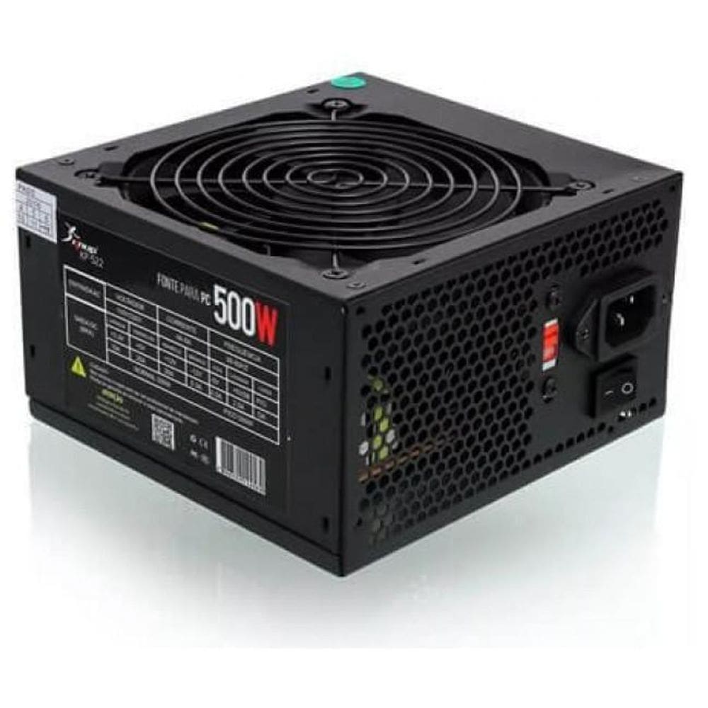 Fonte atx 500w bivolt - kp-522