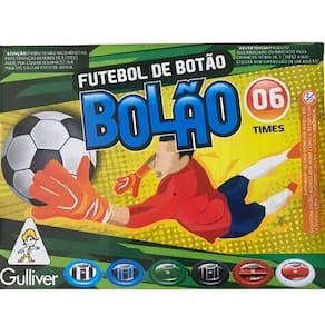Futebol botão com 6 times  0481 - gulliver