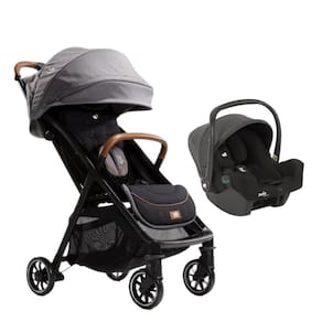 Carrinho parcel preto carbon e bebê conforto i-snug - joie