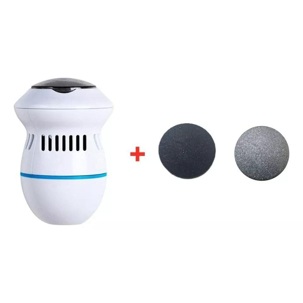 Removedor de calos elétrico lixador para pés limpa resíduo