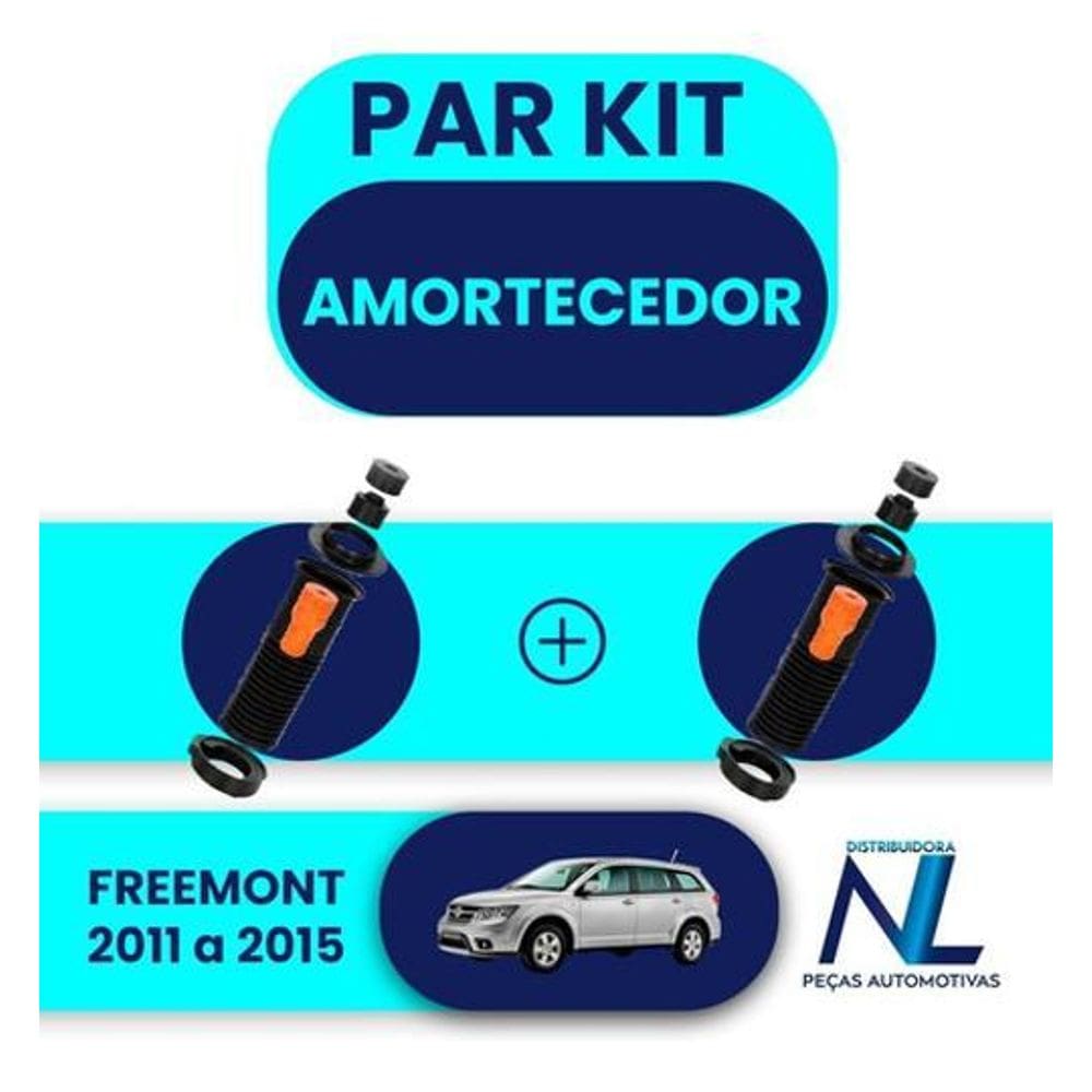 Par kit amortecedor traseiro fiat freemont a 2015