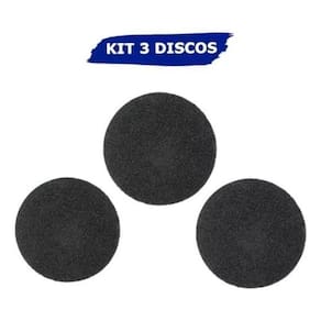 3 disco preto para enceradeira remover 410mm 3m scotch-brite