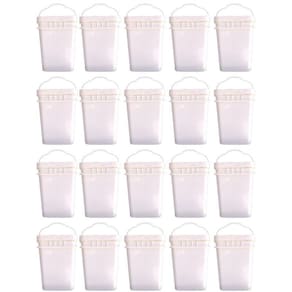 Balde retangular para lixo organico - 20 pçs