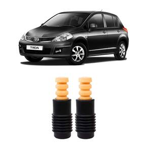 Guarda pó batente dianteiro nissan tiida 2010 2011 2012 2013