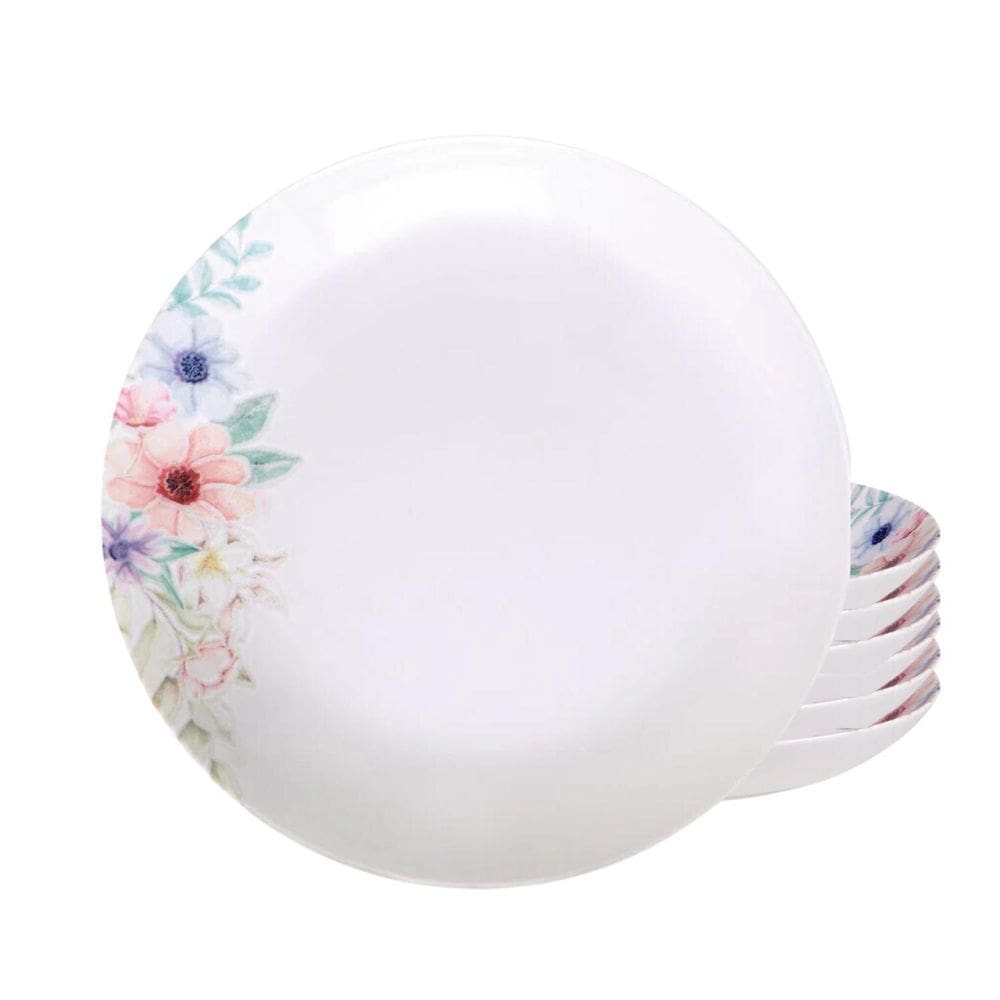 Jogo De Pratos Fundo 22Cm 6Pcs Porcelana Floratta Tramontina