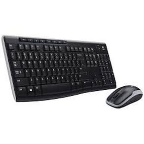 Kit logitech teclado e mouse sem fio mk270