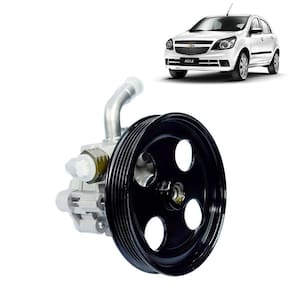 Bomba Direcao Hd Original Kyb Gm Montana/Agile/Celta/Classic/Prisma 2011... - Com Polia 5Pk -Cano Curvado Tras Le -Dl