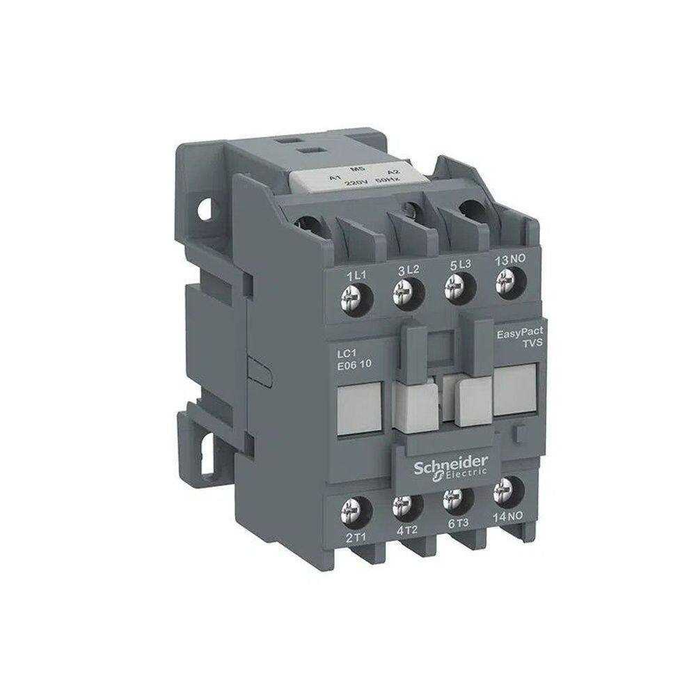 Contator Tripolar Tesys 12a 1na 220vca Lc1e1210m7 12a 1na 220v