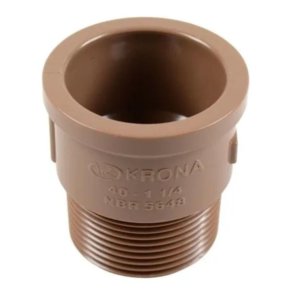 Adaptador Curto 40Mm X 1.1/4 Soldável Em Pvc Krona