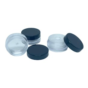 5 Potes Vazio Para Maquiagem Glitter Po Translucido 7Gr.
