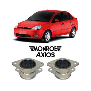 2 coxim do amortecedor traseiro fiesta sedan 2004