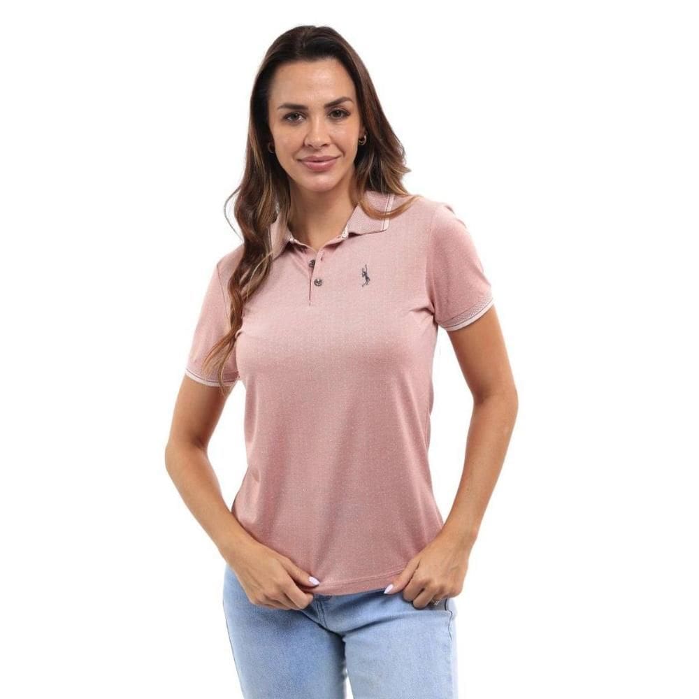 Camisa Polo Feminina Manga Curta Piquet Dia a Dia