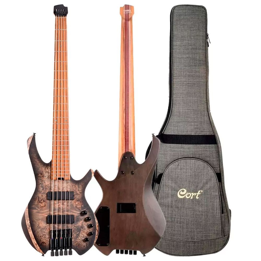 Contrabaixo Eletrico 5 Cordas Cort Space5 Sdb W/ Bag