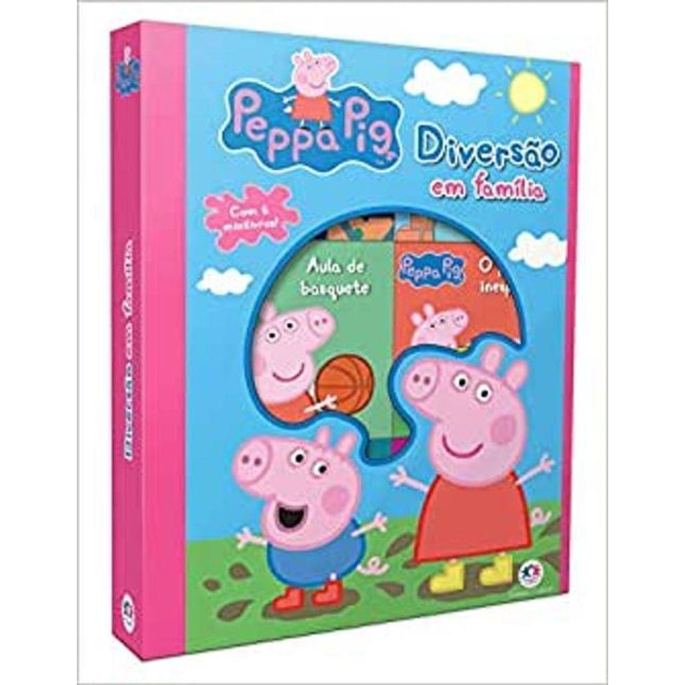 Livro Peppa Pig - Diversão Em Família: Box Com 6 Mini Livros