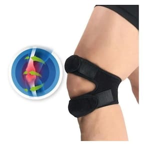 Faixa Suporte Bracelete Duplo Patelar Joelho Com Gel