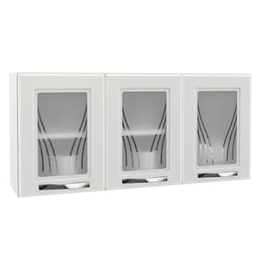Armário Aéreo Cozinha Star New 3 Portas Branco - Telasul