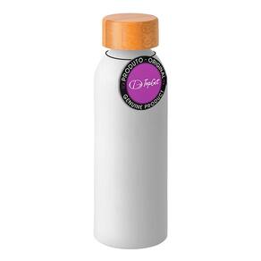 Garrafa Em Alumínio 550 Ml Emborrachado Move Topget - Branco