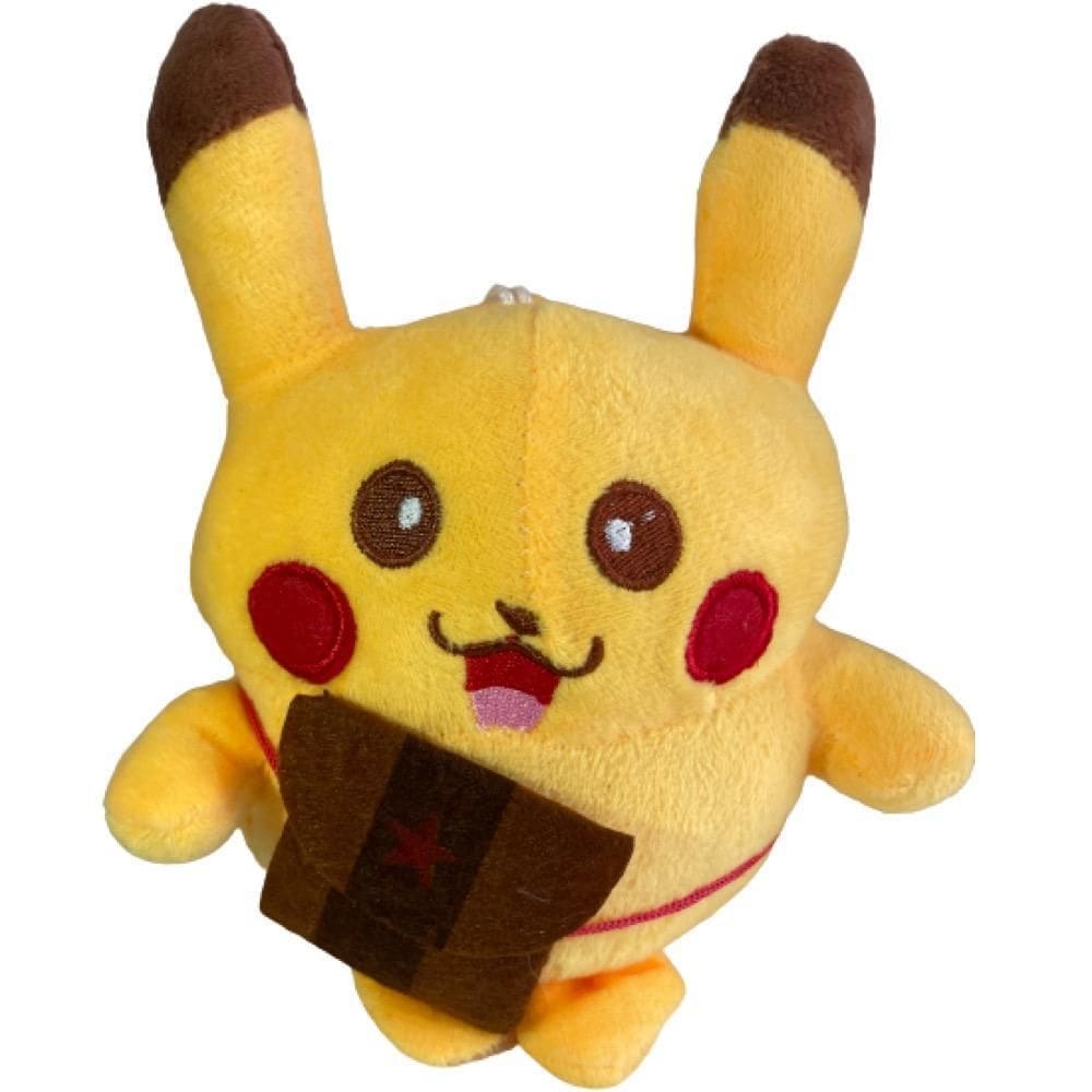 Pokemon pikachu bolsa aventureiro pelúcia 15cm