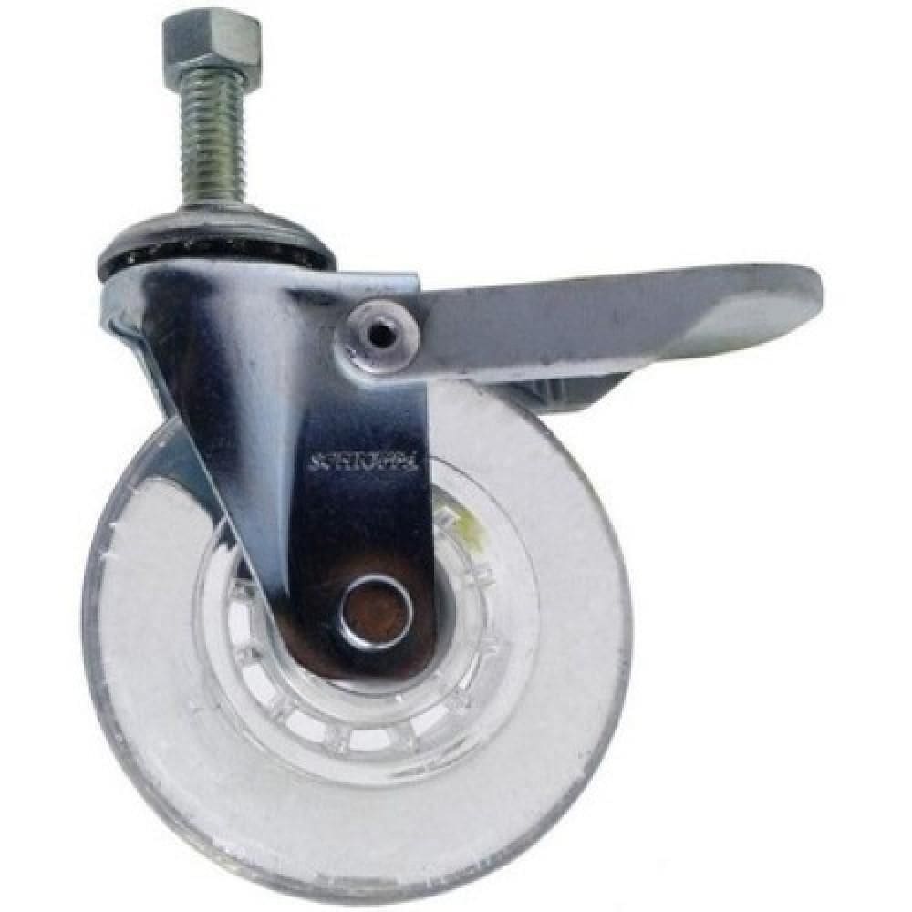 Rodizio giratório para móveis roda gel com freio glae 310 fp