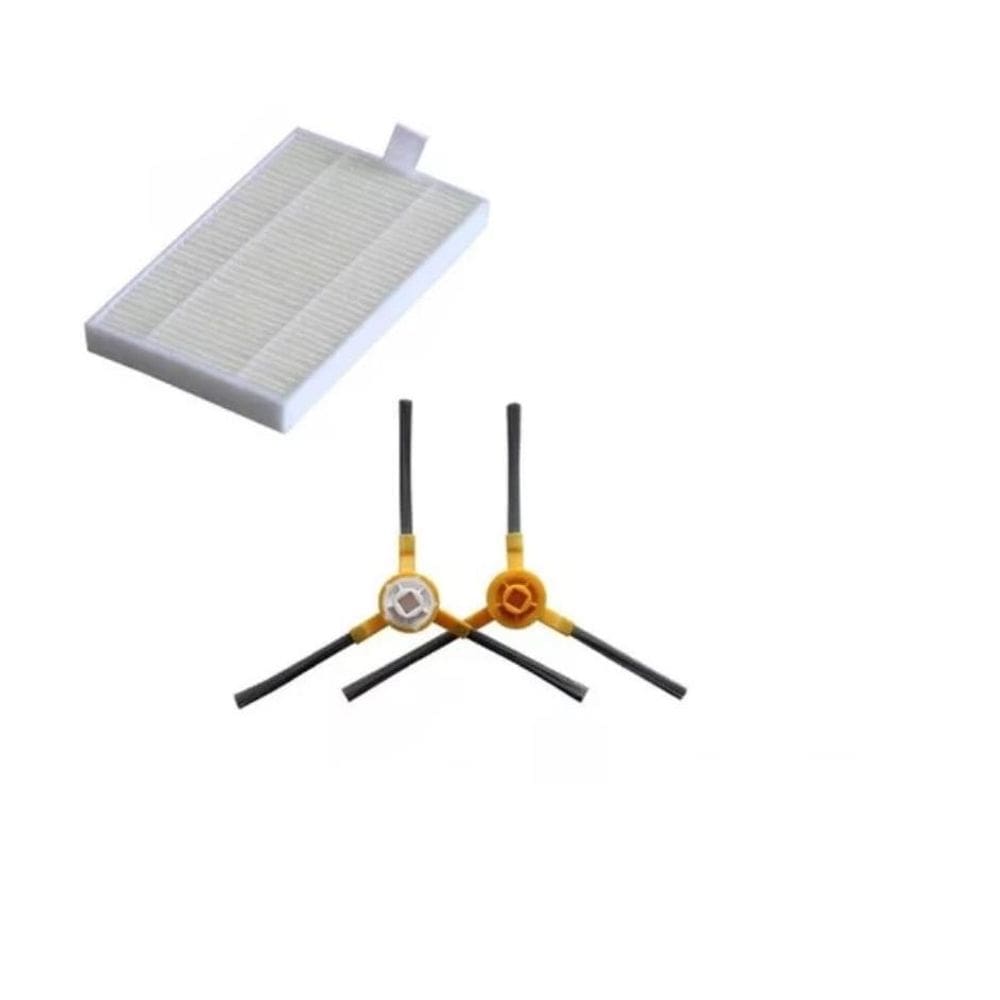 Escovinha + Filtro Para Robô Kabum Smart 500 E Smart 700
