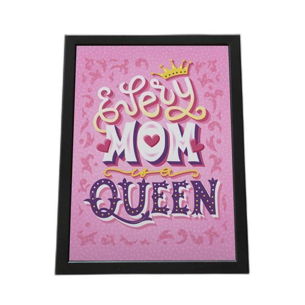 Quadro Com Moldura Melhor Mãe Do Mundo Em Inglês
