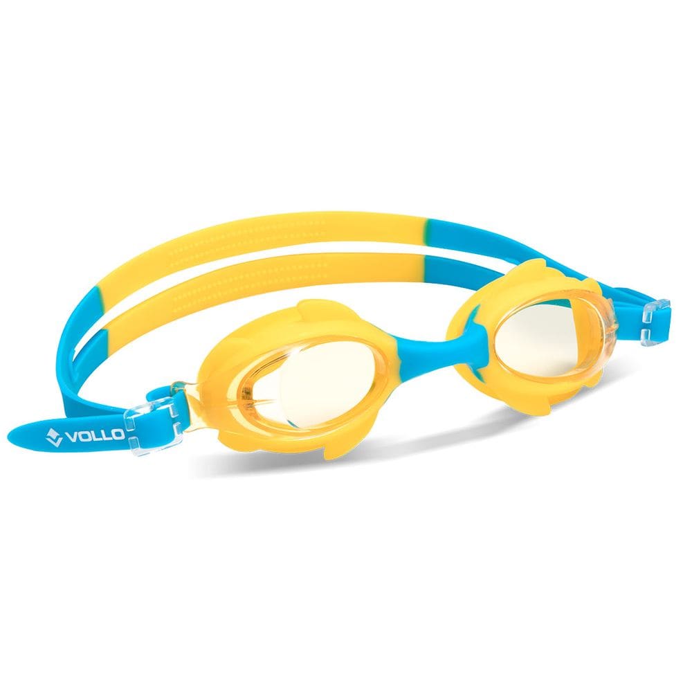 Óculos de Natação Shark Fin Infantil UVA UVB Ajustável Design Macio Flexível Vollo