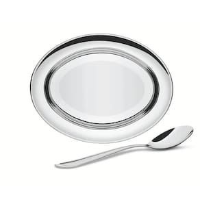 Jogo Aço Inox Para Arroz Tramontina 2 Peças Buena