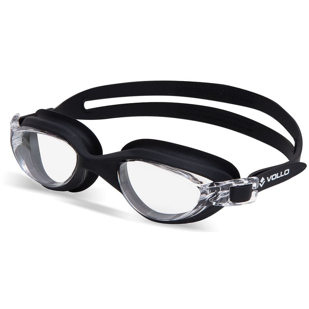 Óculos de Natação Wide Vision Adulto Proteção UVA UVB Silicone Flexível Vollo