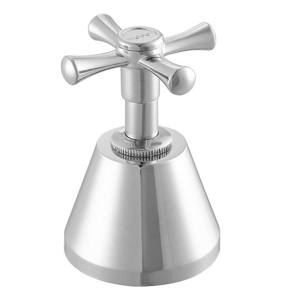 Kit 3 Acabamentos para Registro C 24 1/2 3/4 e 1 Meber Metais Cromado