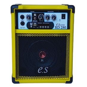 Caixa som amplificada violão guitar bluet - 40w rms amarelo