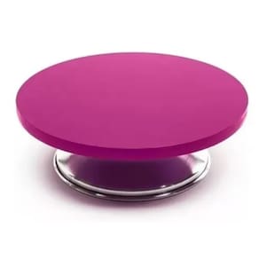 Bailarina Profissional Com Rolamento Confeitaria Violeta 30cm
