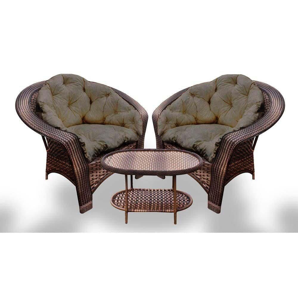 Conjunto De Poltronas 19 2 Poltronas + 1 Mesa Centro Fendi