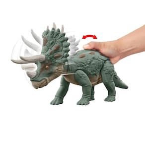 Boneco E Personagem Jw Rastr.Gigantes Triceratops