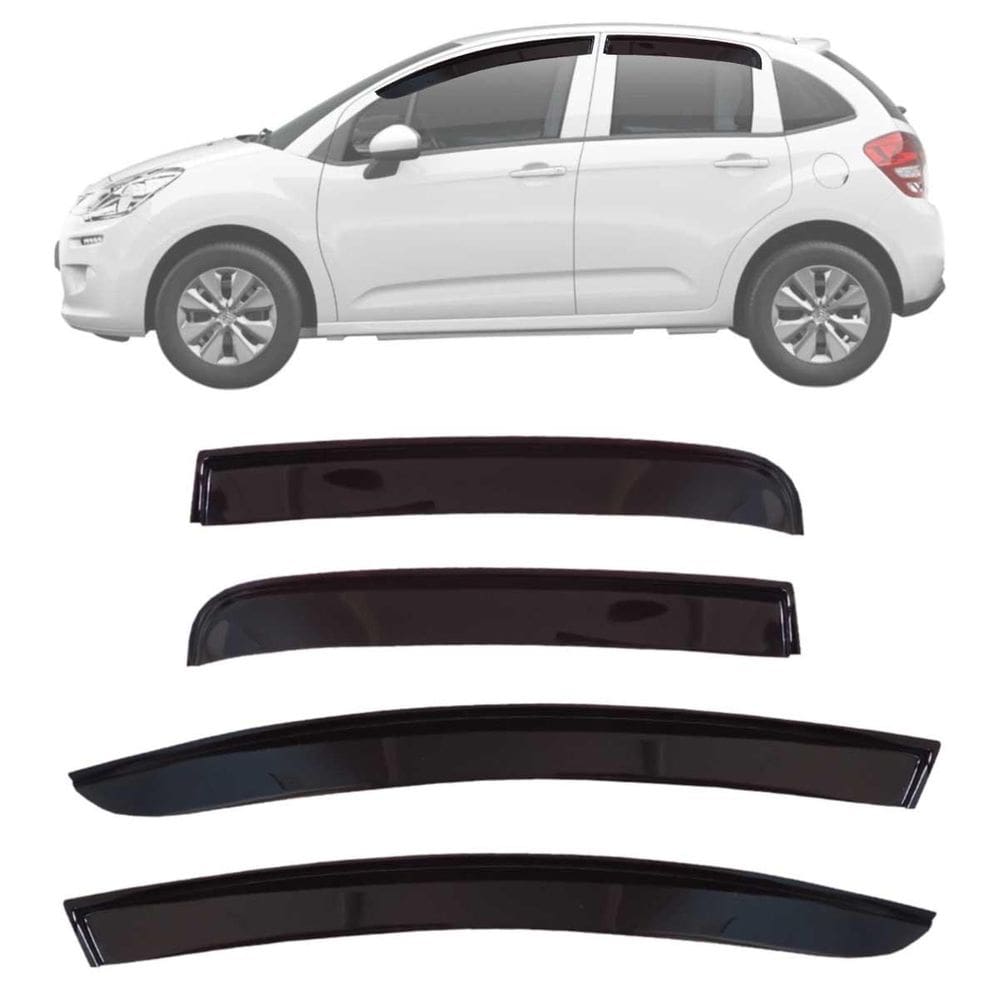 Calha de chuva citroen c3 4 portas 2017