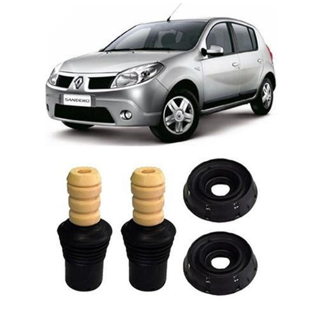 Kit coxim amortecedor dianteiro renault sandero 2014 2015 16